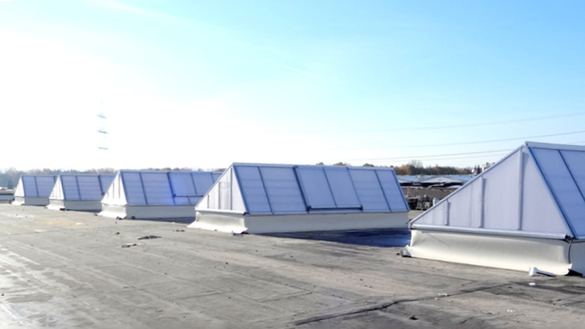 LAMILUX Continuous Rooflight S at the Chocolate Factory Murdotec in Dortmund